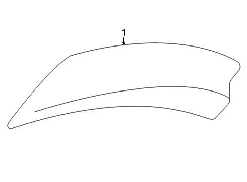 2023 Toyota GR86 Exterior Trim - Quarter Panel Diagram