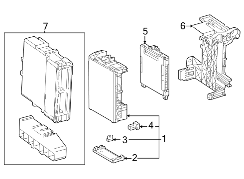 2023 Toyota Crown BOX ASSY, POWER DIST Diagram for 82730-30N10