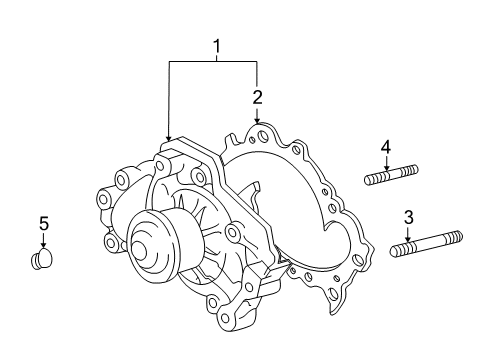 2001 Toyota Highlander Water Pump Diagram