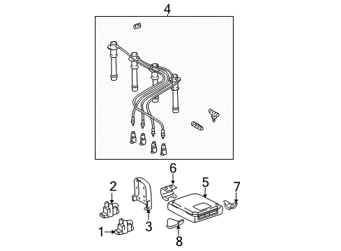 1998 Toyota Tacoma Powertrain Control Diagram 1 - Thumbnail