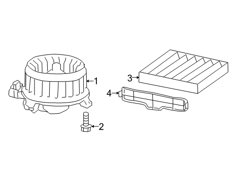 2018 Toyota 86 Blower Motor & Fan Diagram