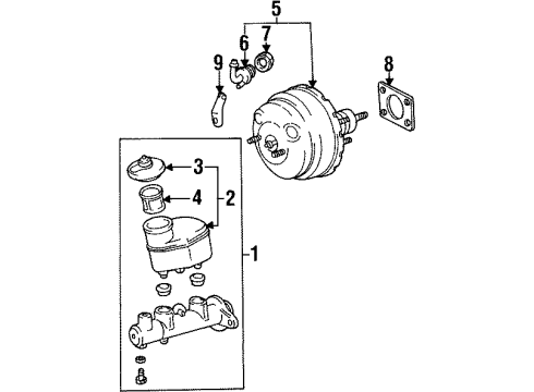 1995 Toyota Celica Dash Panel Components Diagram