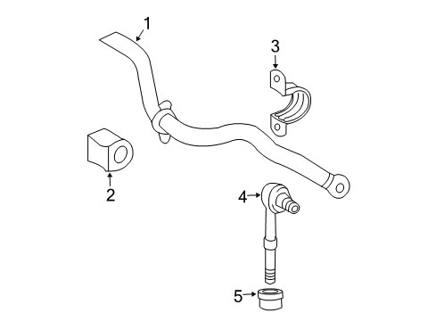 2012 Toyota RAV4 Cushion, STABILIZER Diagram for 48817-0R011