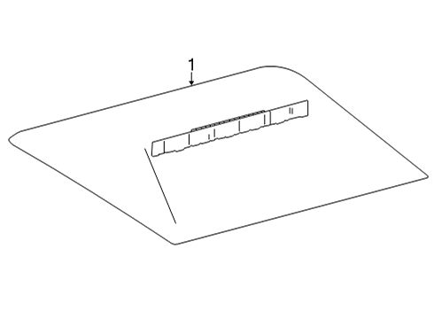 2019 Toyota Mirai High Mount Lamps Diagram