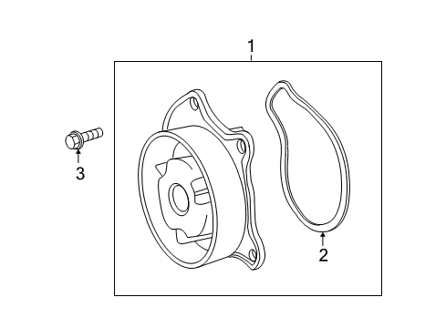 2011 Toyota Matrix Water Pump Diagram 1 - Thumbnail