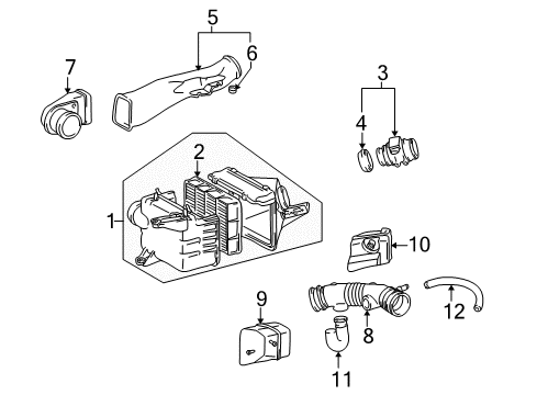 1996 Toyota 4Runner Filters Diagram 2 - Thumbnail