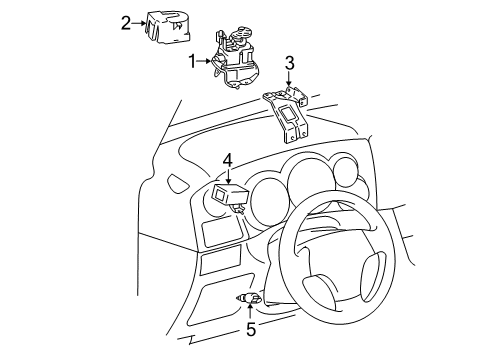 2008 Toyota Matrix Cruise Control System Diagram