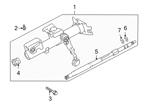 2004 Toyota Echo Housing & Components Diagram