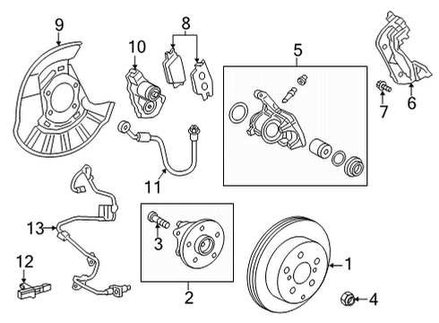 2021 Toyota Venza Anti-Lock Brakes Diagram 3 - Thumbnail