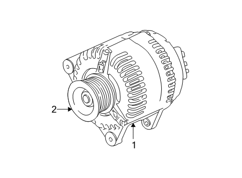 2003 Toyota Corolla Alternator Diagram 2 - Thumbnail