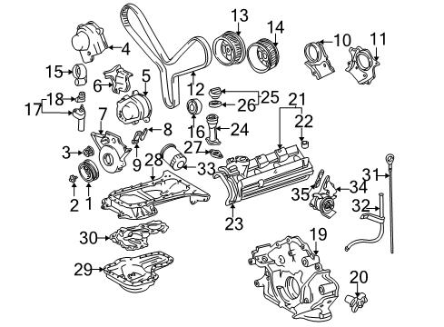 2002 Toyota Sequoia Oxygen Sensor Diagram for 89465-0C150