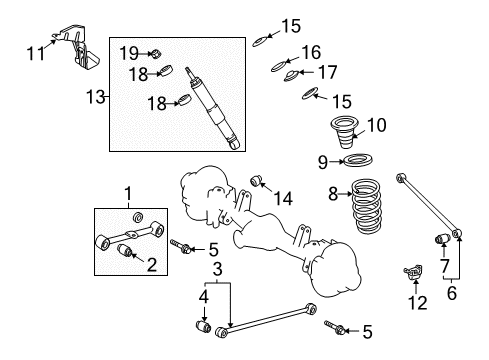 2011 Toyota Land Cruiser Bush Diagram for 90385-19010