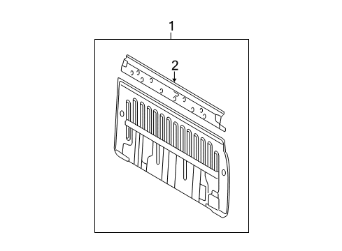 2013 Toyota Tundra Back Panel Diagram 3 - Thumbnail