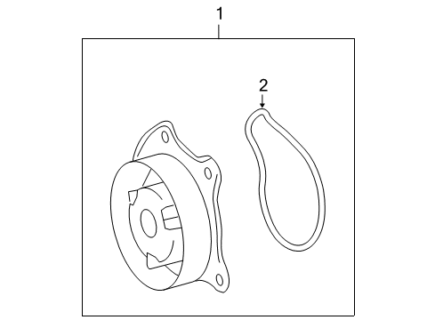 2010 Toyota Corolla Water Pump Diagram 1 - Thumbnail