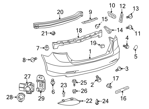 2014 Toyota Venza RETAINER, Ultrasonic Diagram for 89348-33100-B2