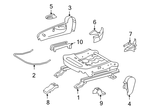 2019 Toyota 4Runner Tracks & Components Diagram 3 - Thumbnail