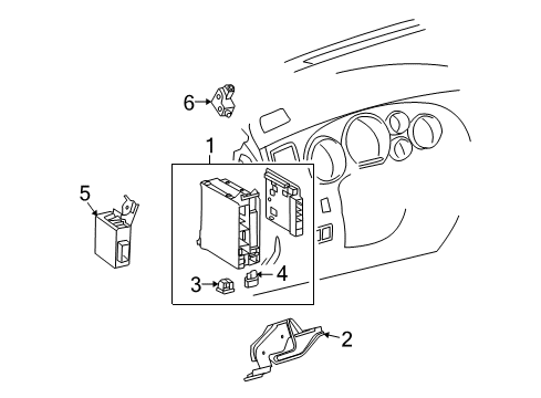 2022 Toyota Sequoia Block Assembly, Driver S Diagram for 82730-0C461