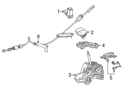 2020 Toyota RAV4 Cable Assembly, TRANSMIS Diagram for 33820-0R170