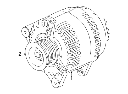 2005 Toyota MR2 Spyder Alternator Diagram 2 - Thumbnail