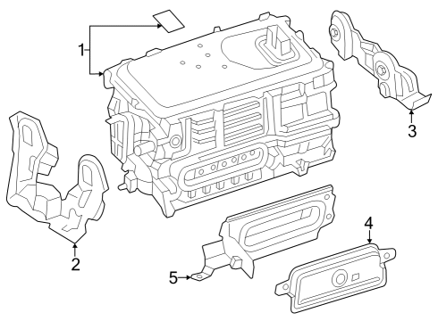 2023 Toyota Prius Electrical Components Diagram 1 - Thumbnail