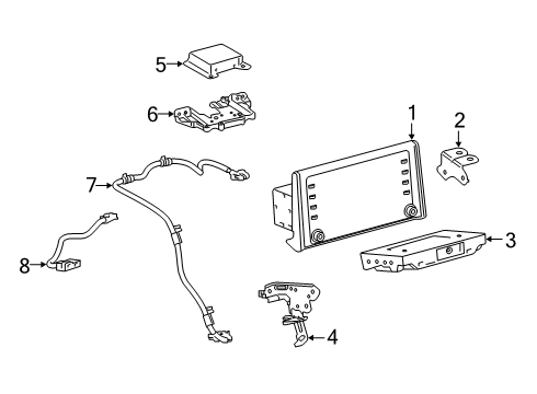 2022 Toyota RAV4 Navigation System Diagram