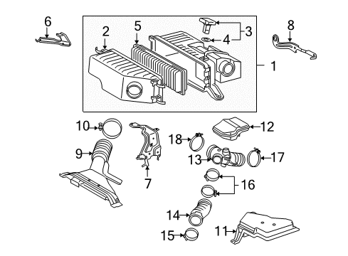 2006 Toyota Highlander Filters Diagram 3 - Thumbnail