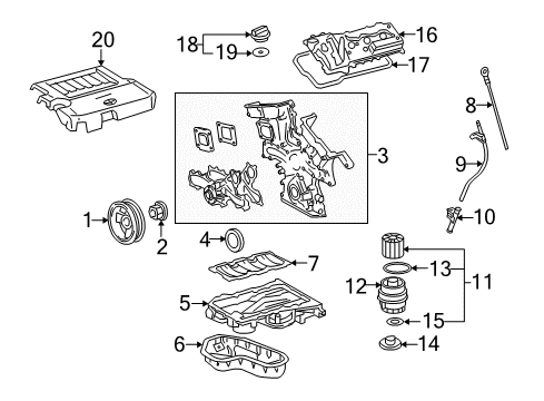 2009 Toyota Avalon Filters Diagram