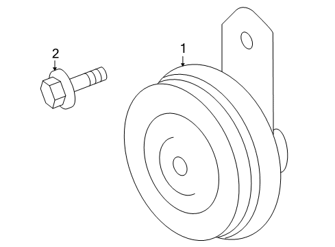 2010 Scion xB Horn Diagram