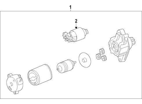 2021 Toyota Avalon Starter Diagram