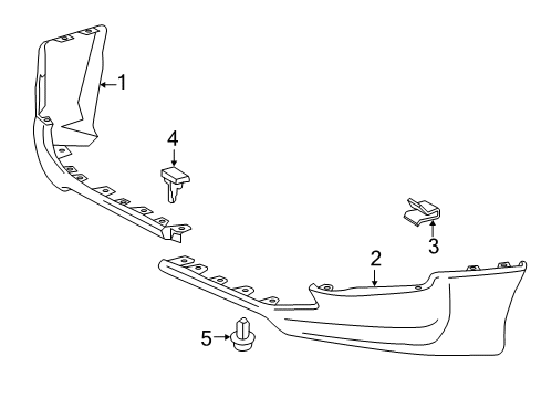 2013 Toyota Tacoma Spoiler Diagram