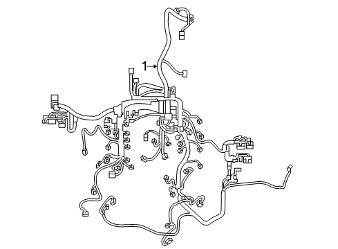 2014 Toyota Sequoia Wire, Engine Diagram for 82121-0C182