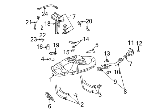 1996 Toyota Tacoma Fuel Supply Diagram 1 - Thumbnail