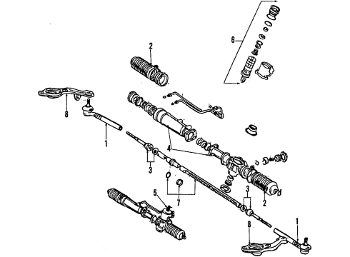 1987 Toyota Supra Power Steering System & Speed Sensitive Steering Diagram