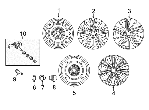 2014 Toyota Corolla Wheels Diagram