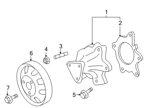 2004 Toyota Prius Water Pump Diagram