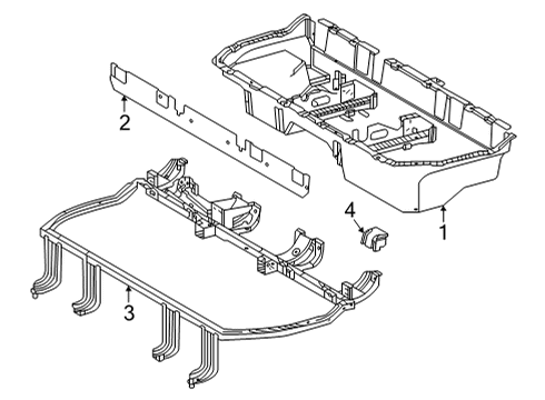 2023 Toyota Tundra Rear Seat Components Diagram 6 - Thumbnail