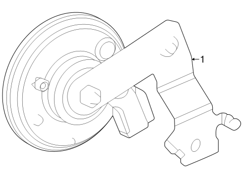 2024 Toyota Sequoia HORN ASSY, SECURITY Diagram for 86560-0C010