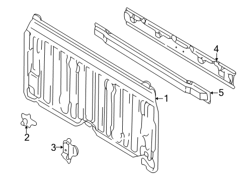 2004 Toyota Tundra Back Panel Diagram 3 - Thumbnail