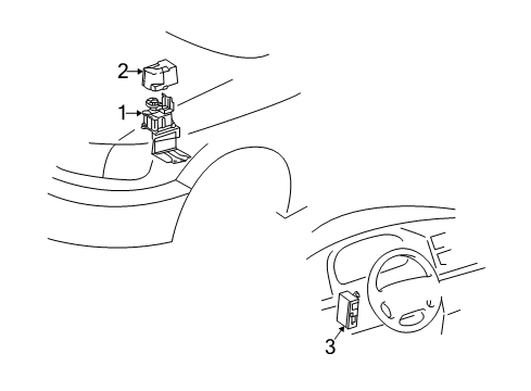 1998 Toyota Sienna Cruise Control System, Electrical Diagram