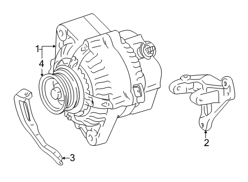 1998 Toyota Camry Alternator Diagram 2 - Thumbnail