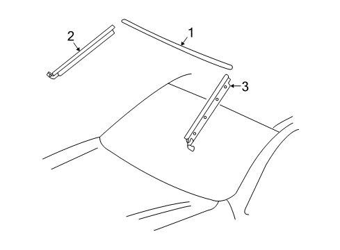 2000 Toyota Tundra Reveal Moldings Diagram