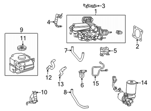 2022 Toyota Highlander Hydraulic System Diagram 1 - Thumbnail