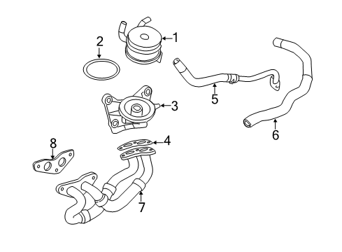 2016 Toyota Highlander Oil Cooler Diagram