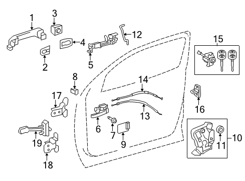 2017 Toyota Tundra Front Door Diagram 5 - Thumbnail