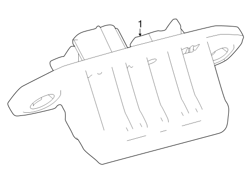 2024 Toyota Grand Highlander License Lamps Diagram