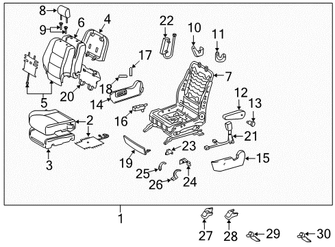 2006 Toyota Highlander Power Seats Diagram 4 - Thumbnail