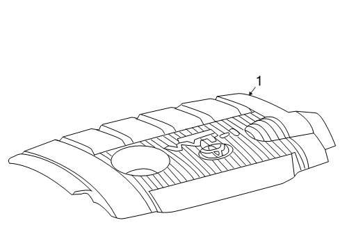 2013 Toyota Highlander Engine Appearance Cover Diagram 1 - Thumbnail