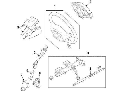 2006 Scion tC Shaft Assy, Steering Intermediate Diagram for 45260-21031