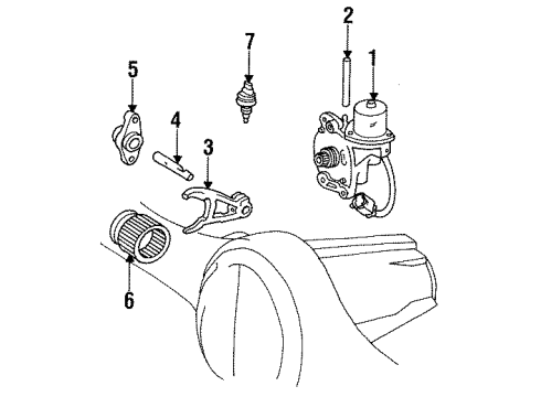 1994 Toyota Land Cruiser Front Suspension Actuator Diagram