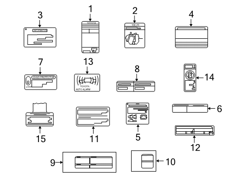 2008 Toyota Sequoia Vacuum Diagram Diagram for 17792-50240